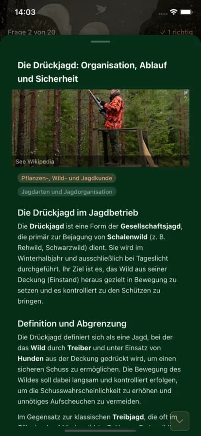 Jagdkompass Artikel-Lexikon mit Fachwissen zur Jagdprüfung